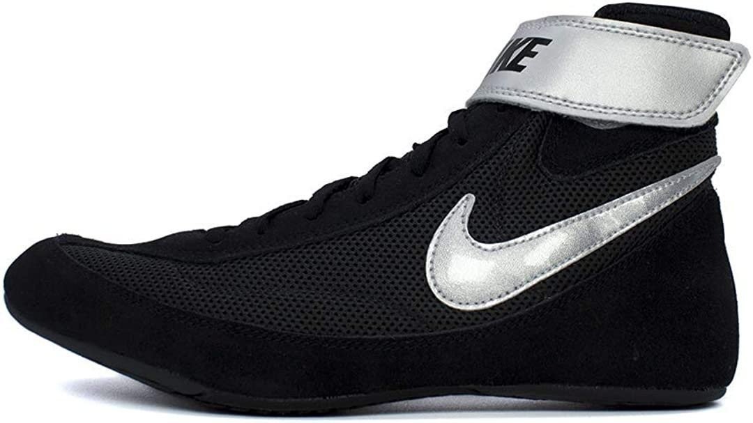 Nike Men's Speed Sweep VII Wrestling Shoes Black/Metallic Silver