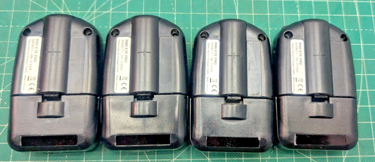 PARTS ONLY 4x RadEye PRD complete units READ!