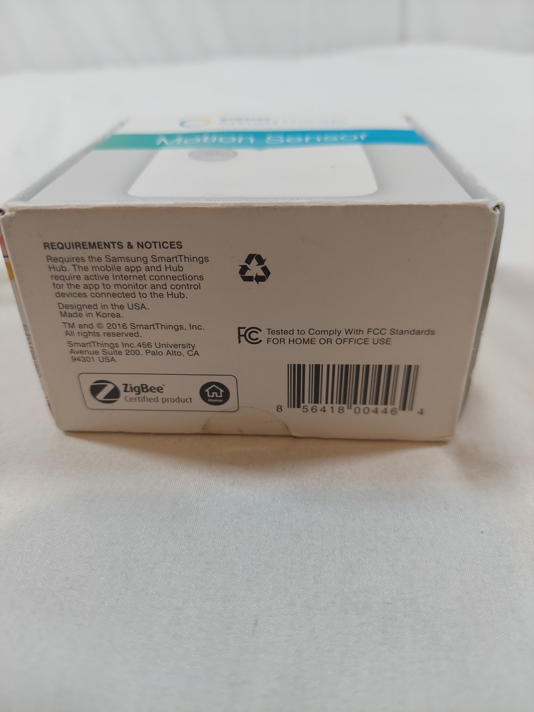 Samsung SmartThings Motion Sensor F-IRM-US-2 Open Box