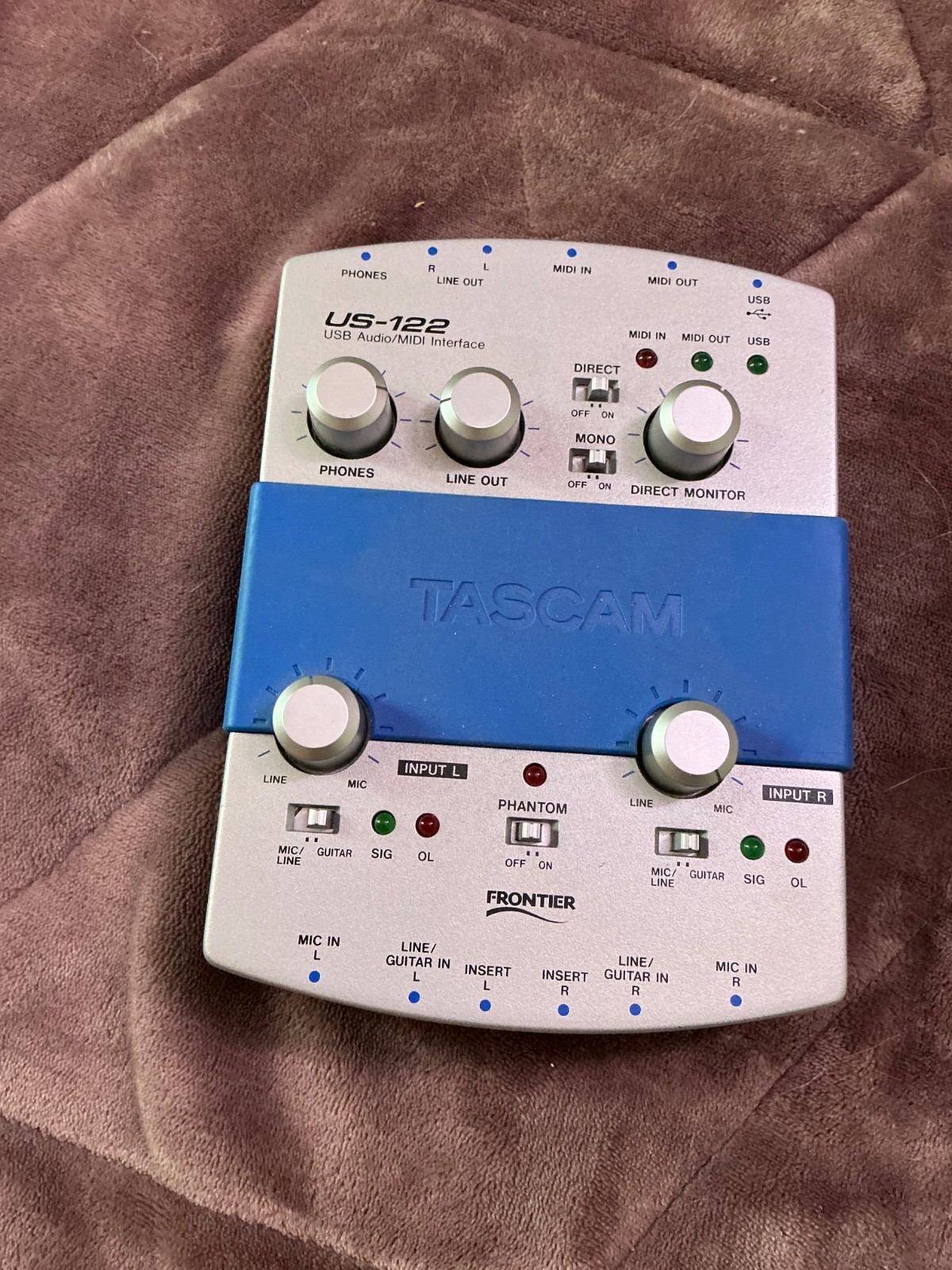 Tascam US-122 USB Audio/MIDI Interface