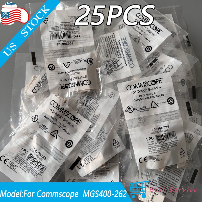 QTY100 For Commscope six types of network information module RJ45CAT6 MGS400-262