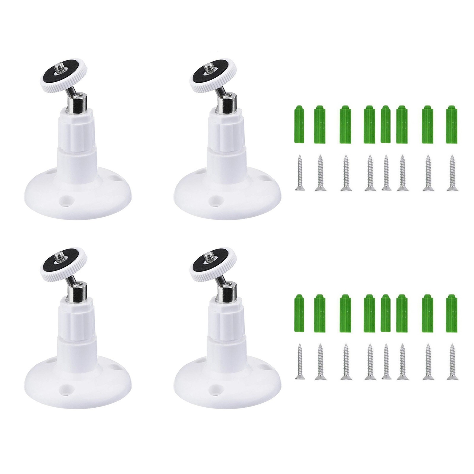 For Arlo Security Camera Wall Bracket 4 Set Adjustable Mount for Pro Series ABS