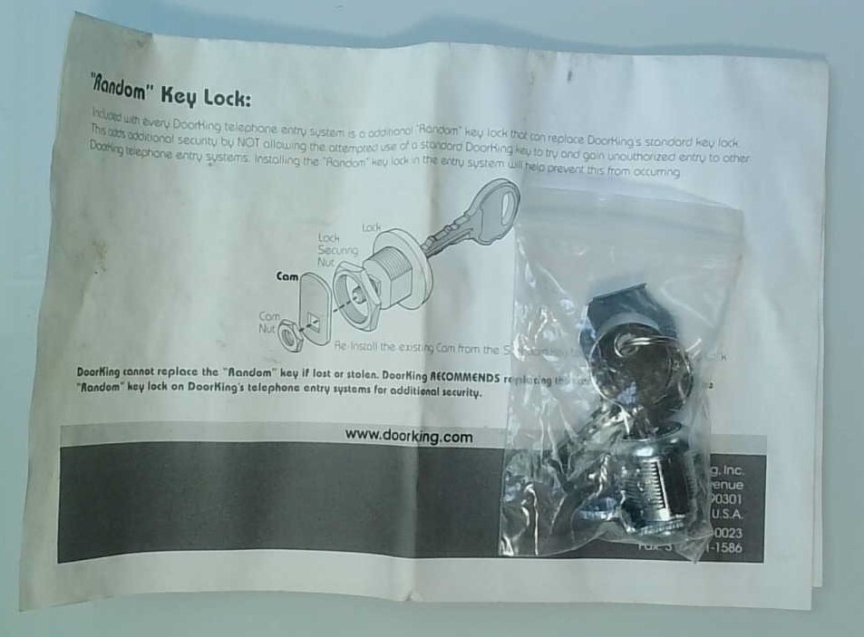 Door King Random Key Lock