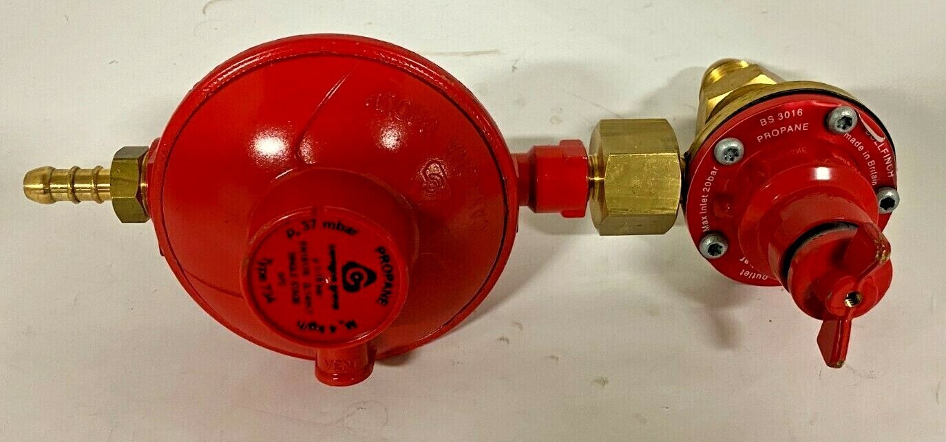 Cavagna Group Type 734 EN16129 BS3016 Propane Regulator Setup