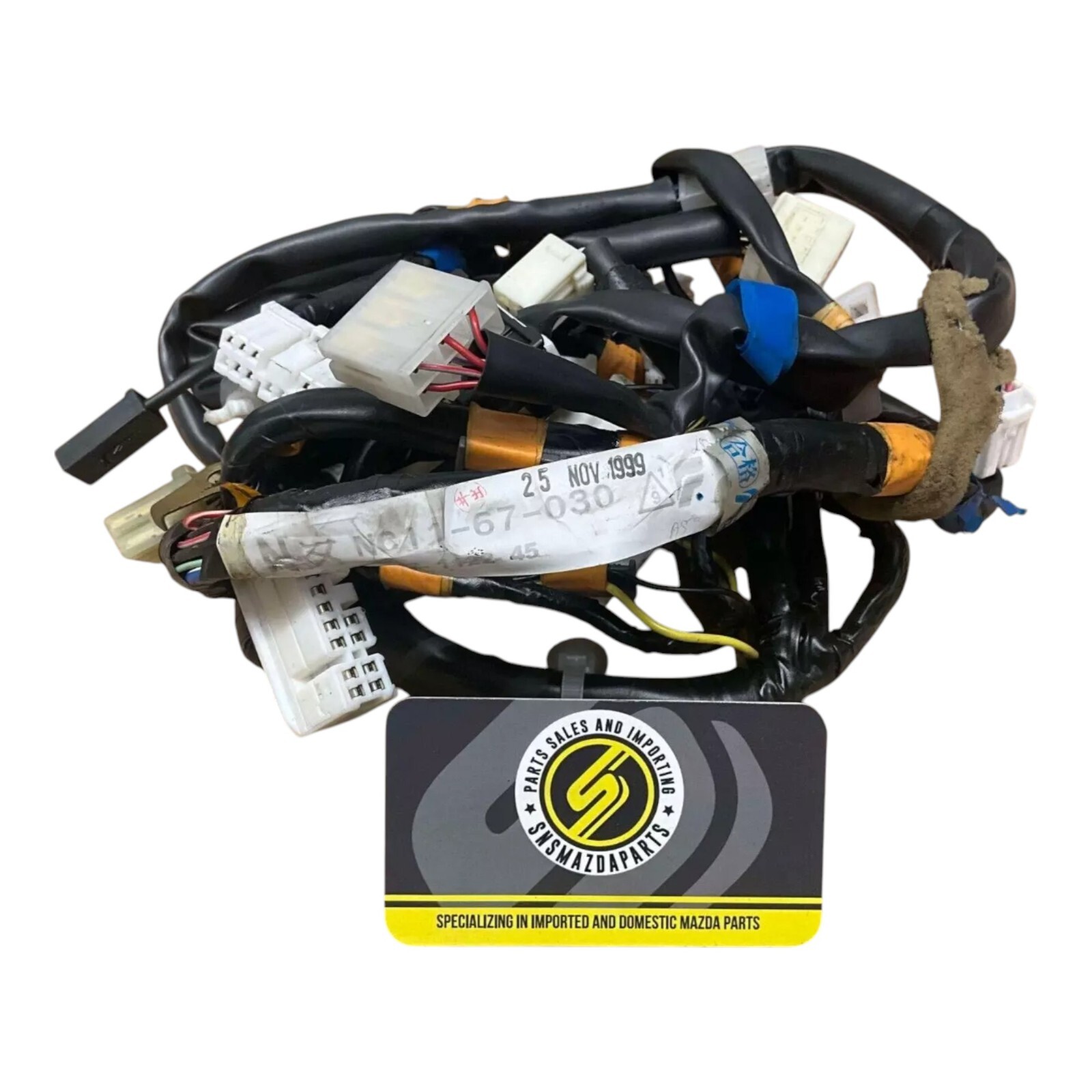 99-00 Mazda Miata MX5 MX-5 OEM Dashboard Wiring Harness Dash Board NC11-67-030