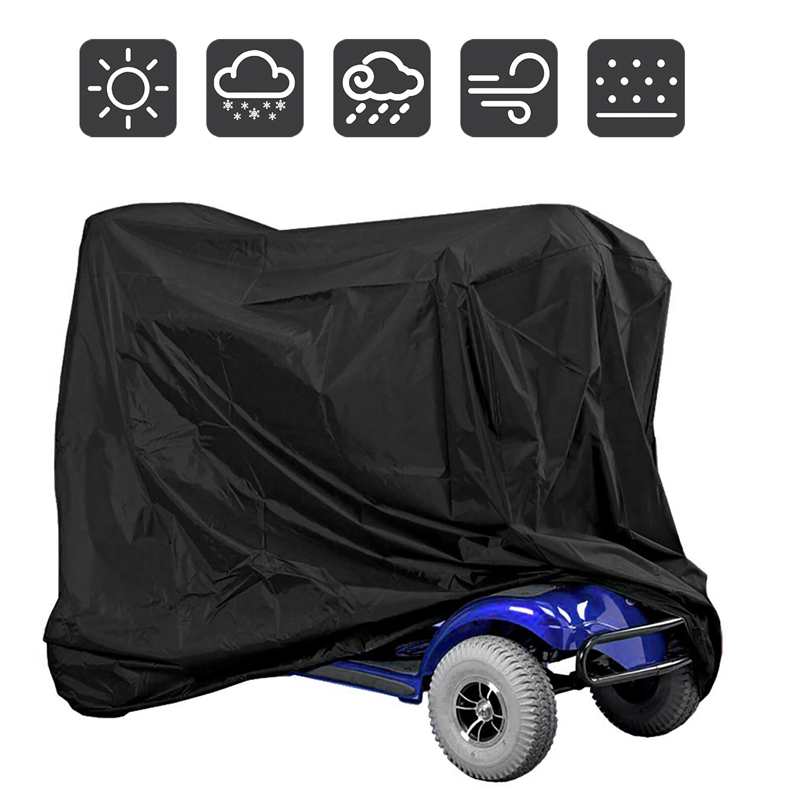 Waterproof Mobility Scooter Storage Cover Wheelchair Dust Sun Snow Protector US