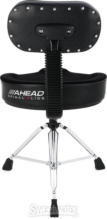 Ahead Spinal-G Drum Throne with Backrest - Black