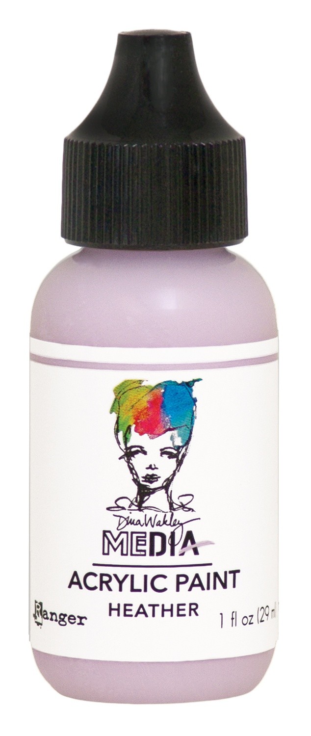 Dina Wakley Media Acrylic Paint 1oz-Heather