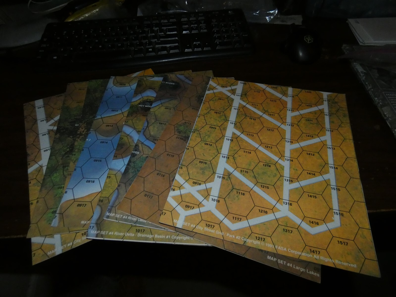 Battletech: Map Set #4: 8 mapsheets
