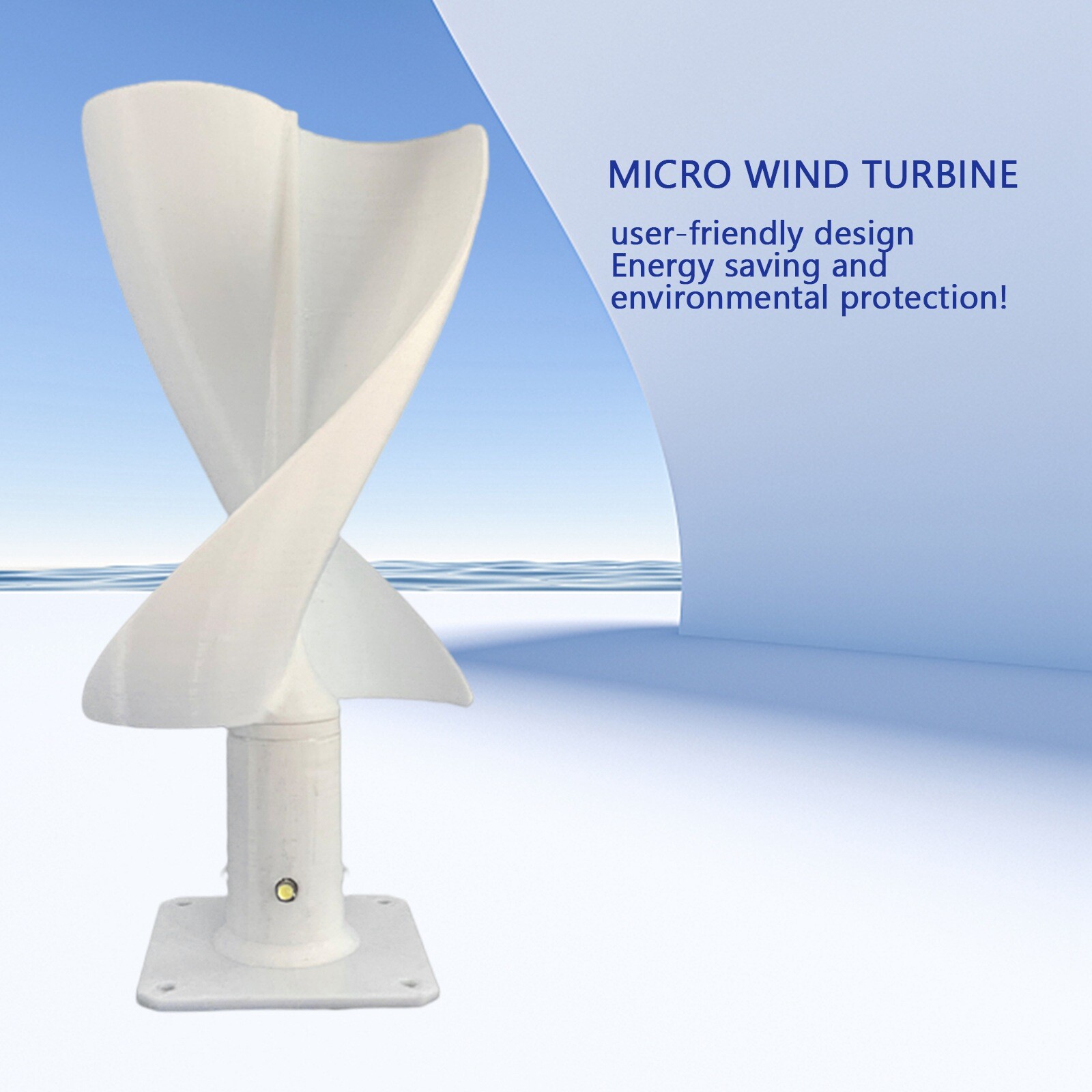 DC Micro Mini Wind Generator Vertical Axis Wind Turbine Teaching Model DIY Motor
