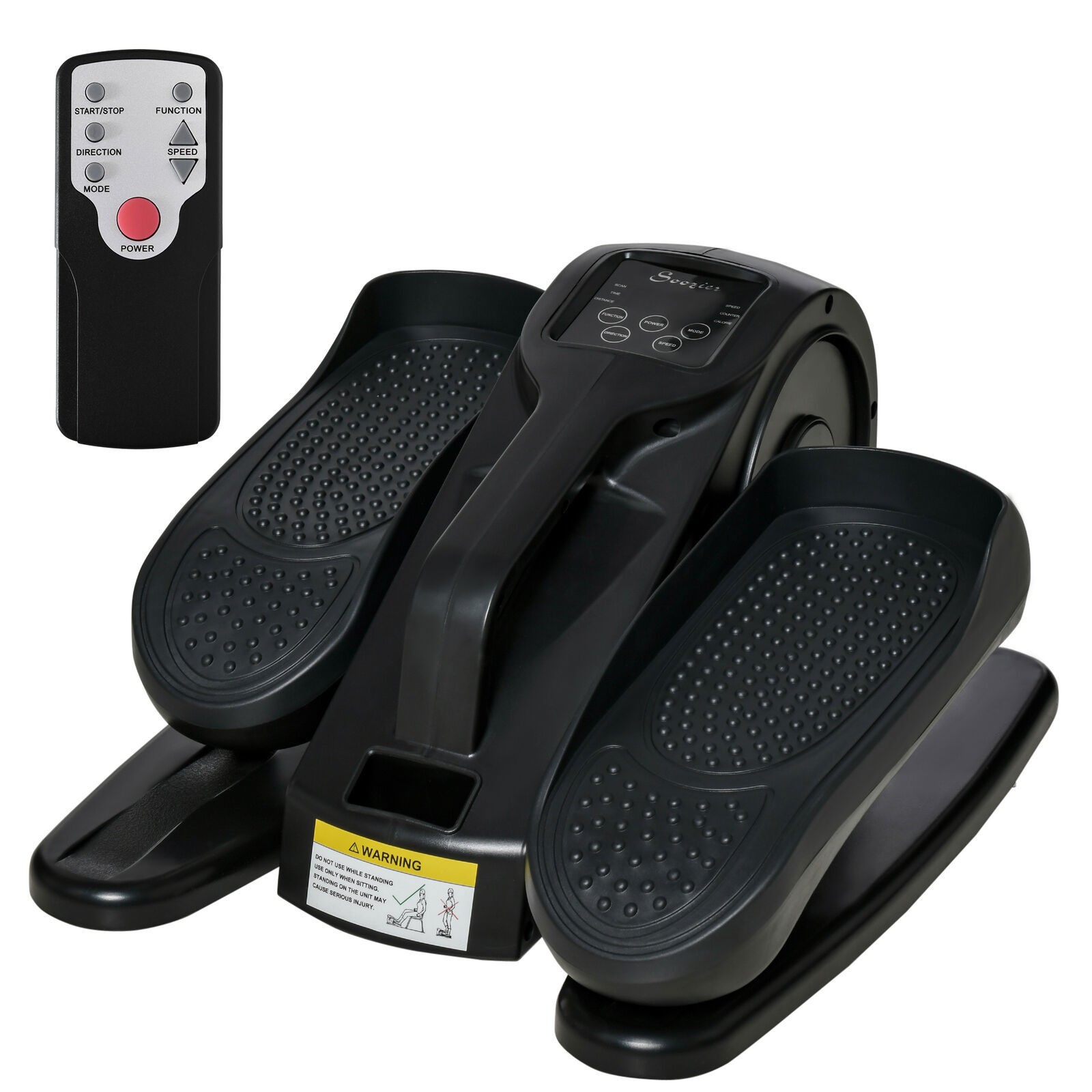 Foot Pedal Exerciser Mini Rehabilitation Bike w/ Adjustable Speed LCD Display