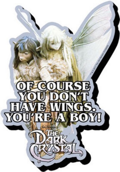 The Dark Crystal Movie You Don't Have Wings Funky Chunky 3-D Die-Cut Magnet NEW