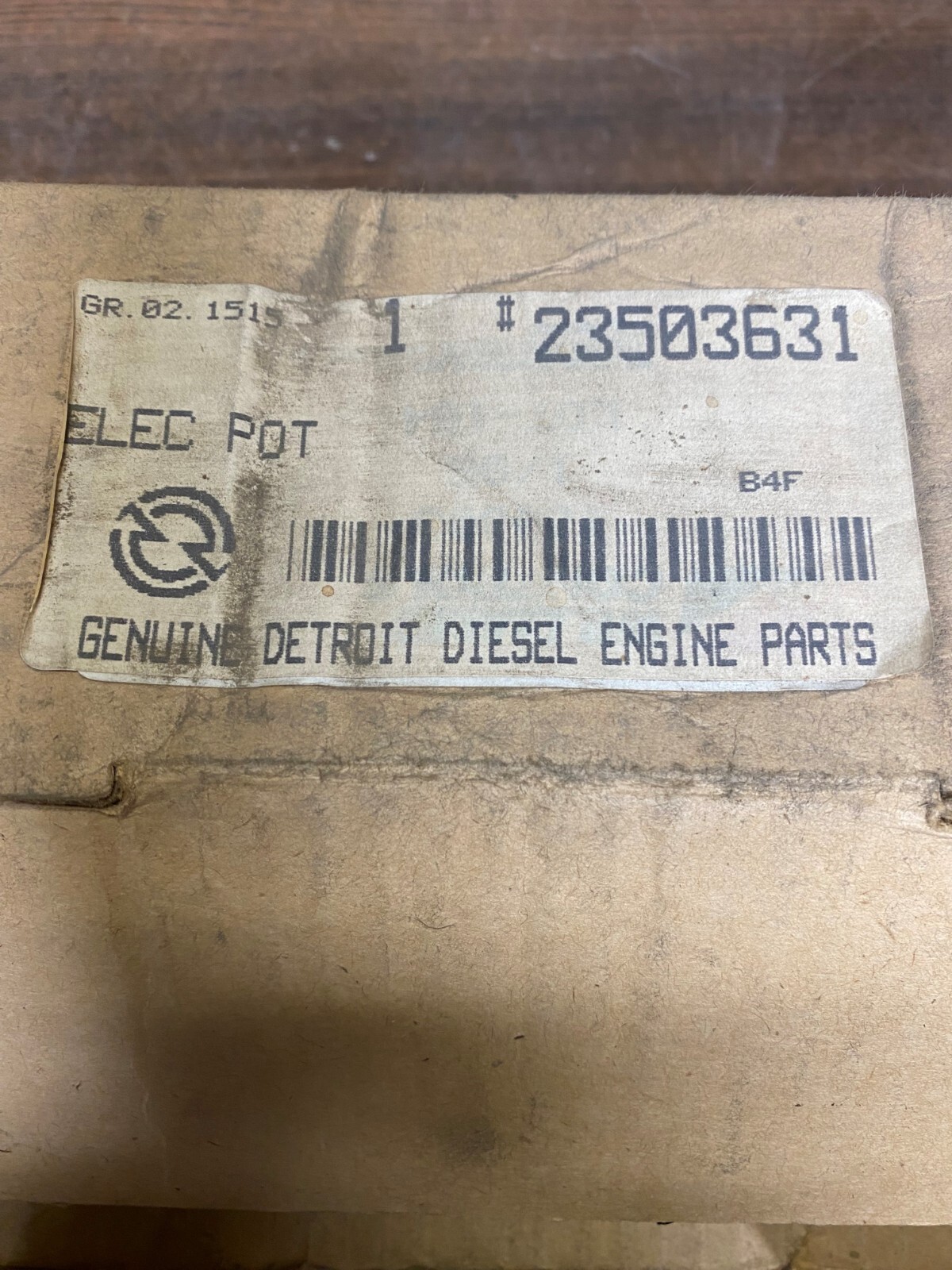Genuine Detroit Diesel throttle pedal switch 23503631
