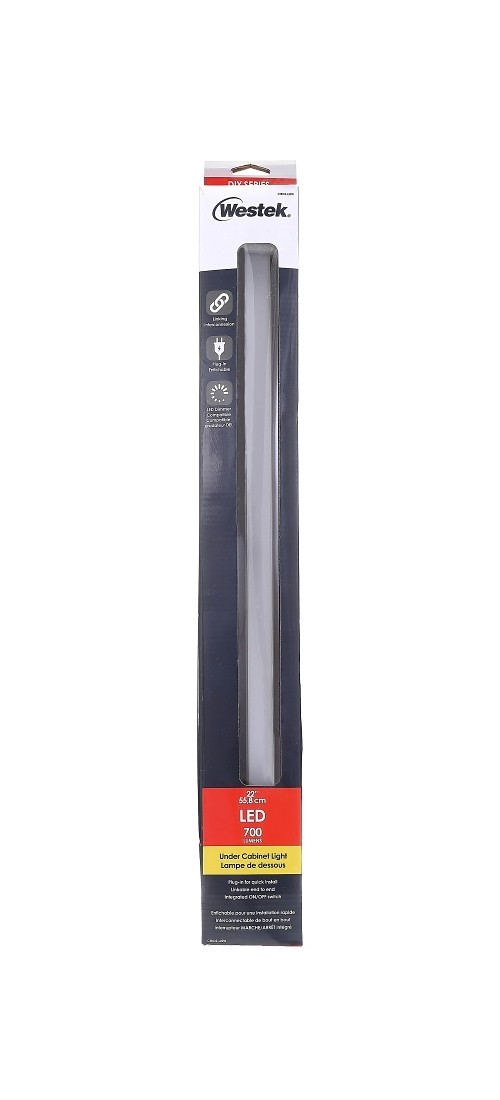 Citro2 Under Cabinet Light, 120 VAC, 9.5 W, LED Lamp, 700 Lumens, 3000 K Color T