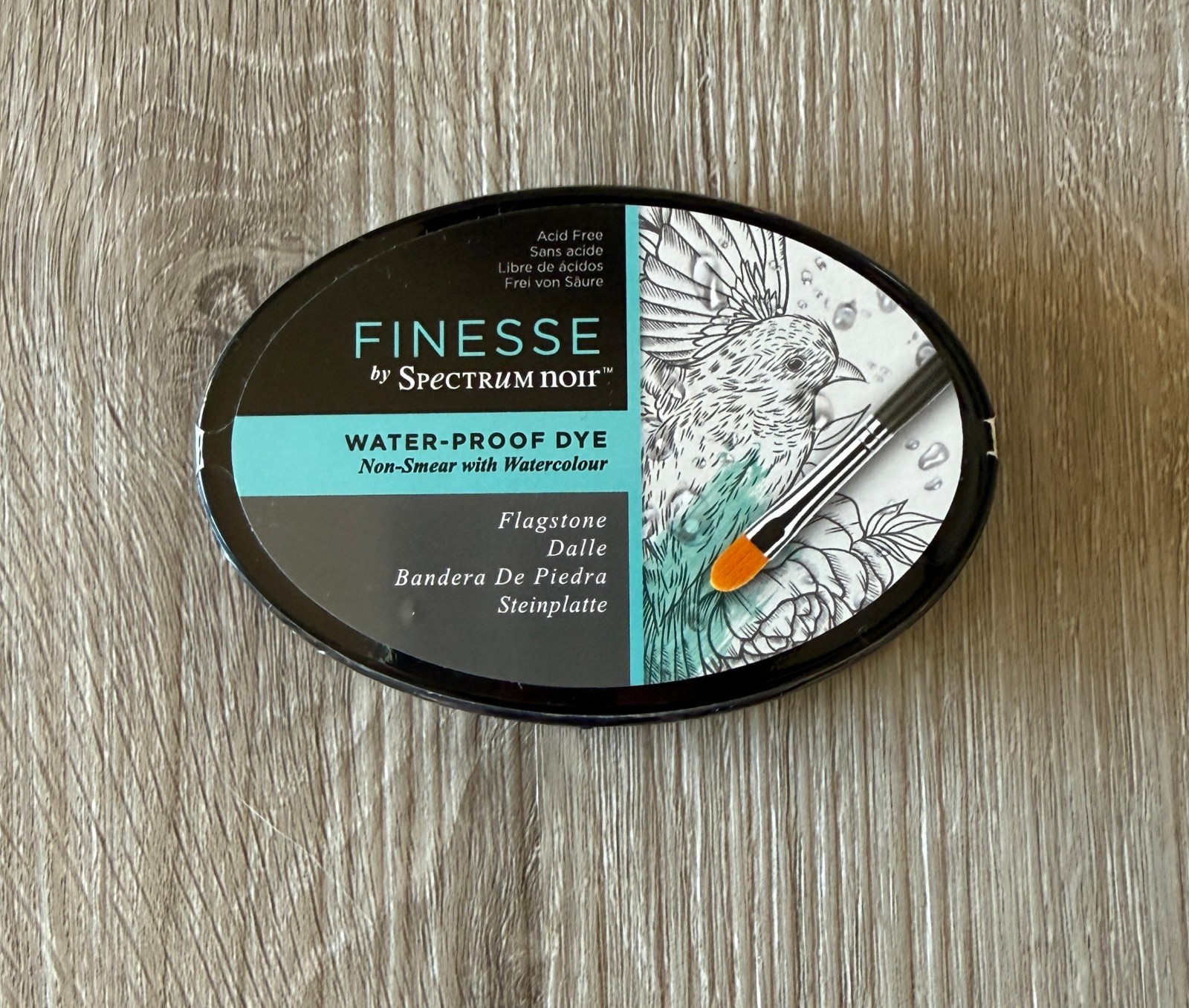 Finesse Spectrum Noir Flagstone Water Reactive Dye Ink Pad Crafter's Companion