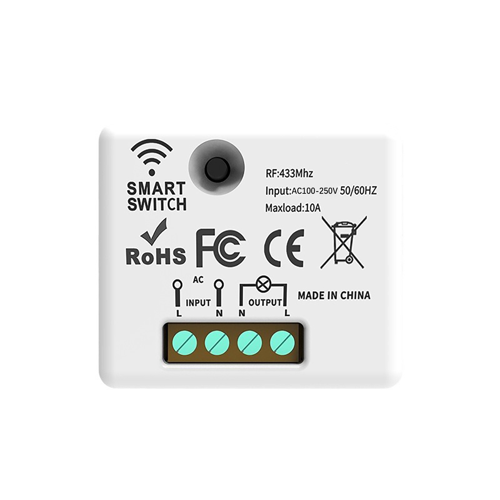 1Set 433MHz Wireless Remote Control Switch Intelligent Lamps Controller New