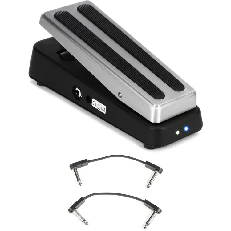 Dunlop GCB65 Custom Badass Cry Baby Wah Pedal with EBS Patch Cables