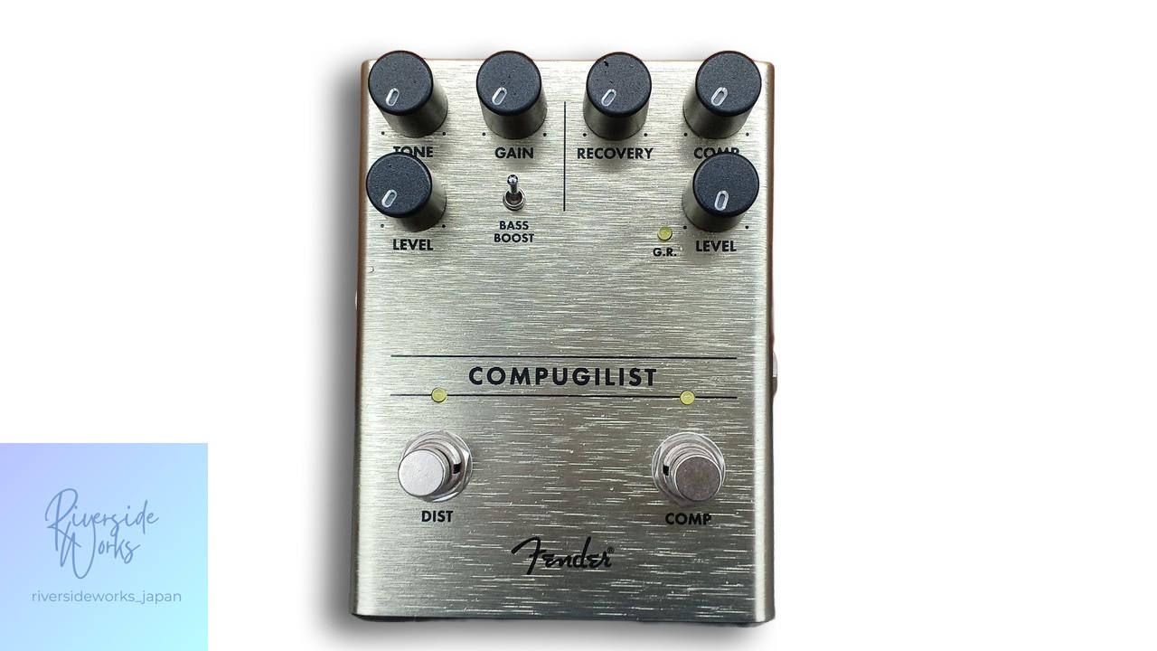 Fender Compugilist Compressor Effects Pedal for Guitar
