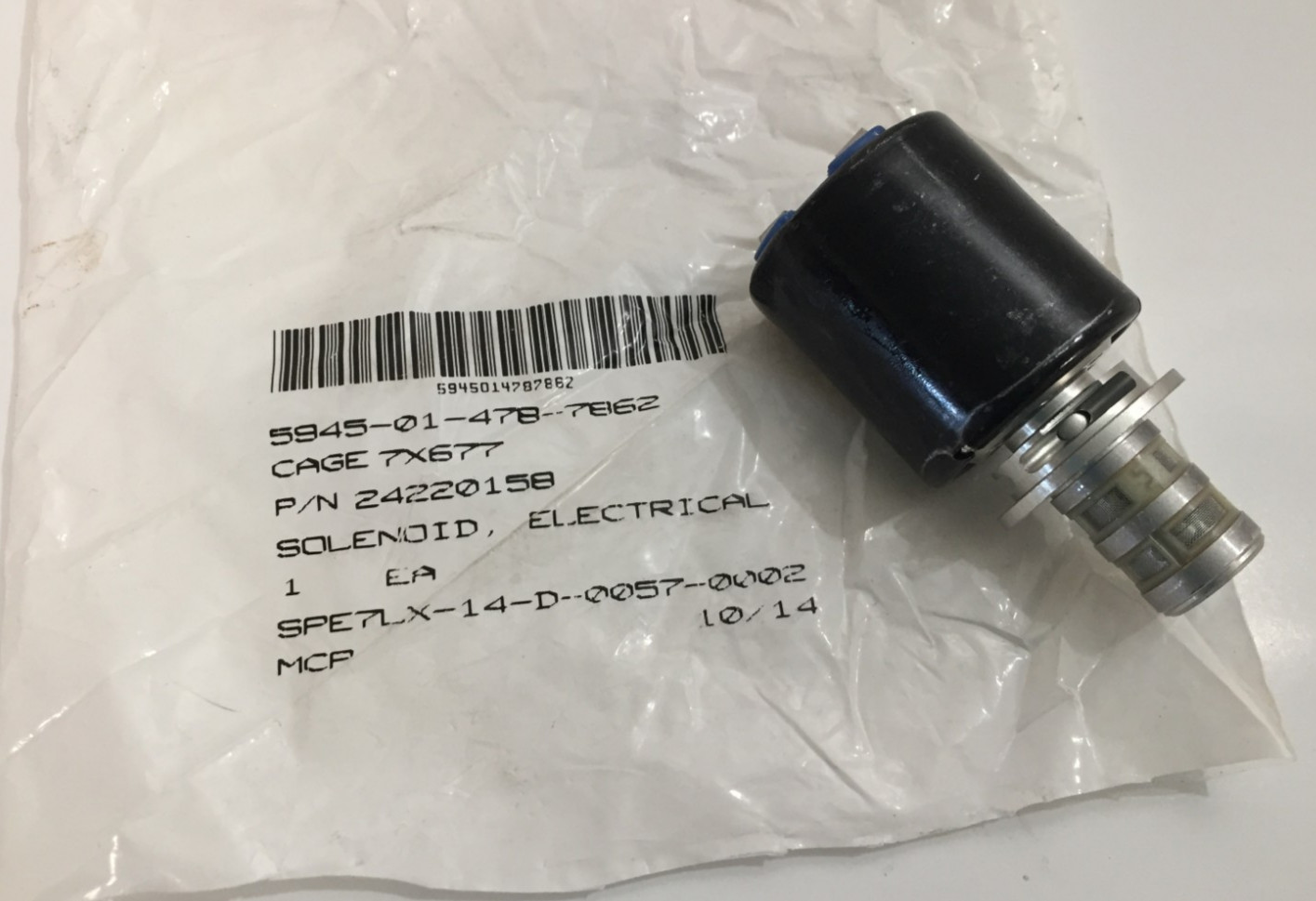 General Motors 24220158, Auto Trans Control Solenoid Cage 7X677