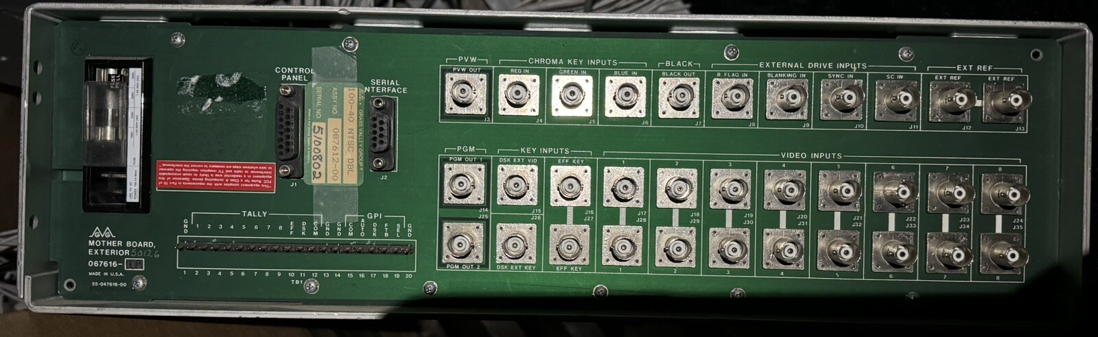 Grass Valley 100 Production Switcher - no cable