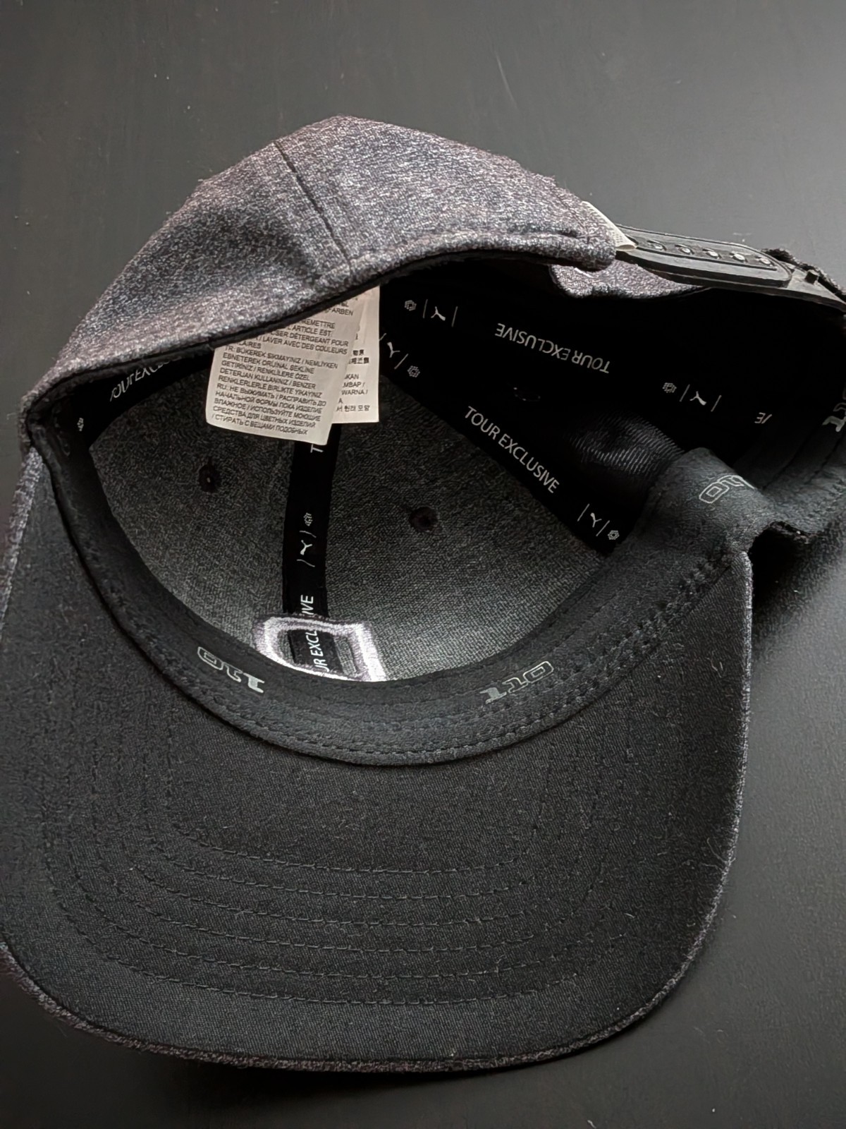 Puma Golf Tour Exclusive Golf Hat Heathered Gray OSFM