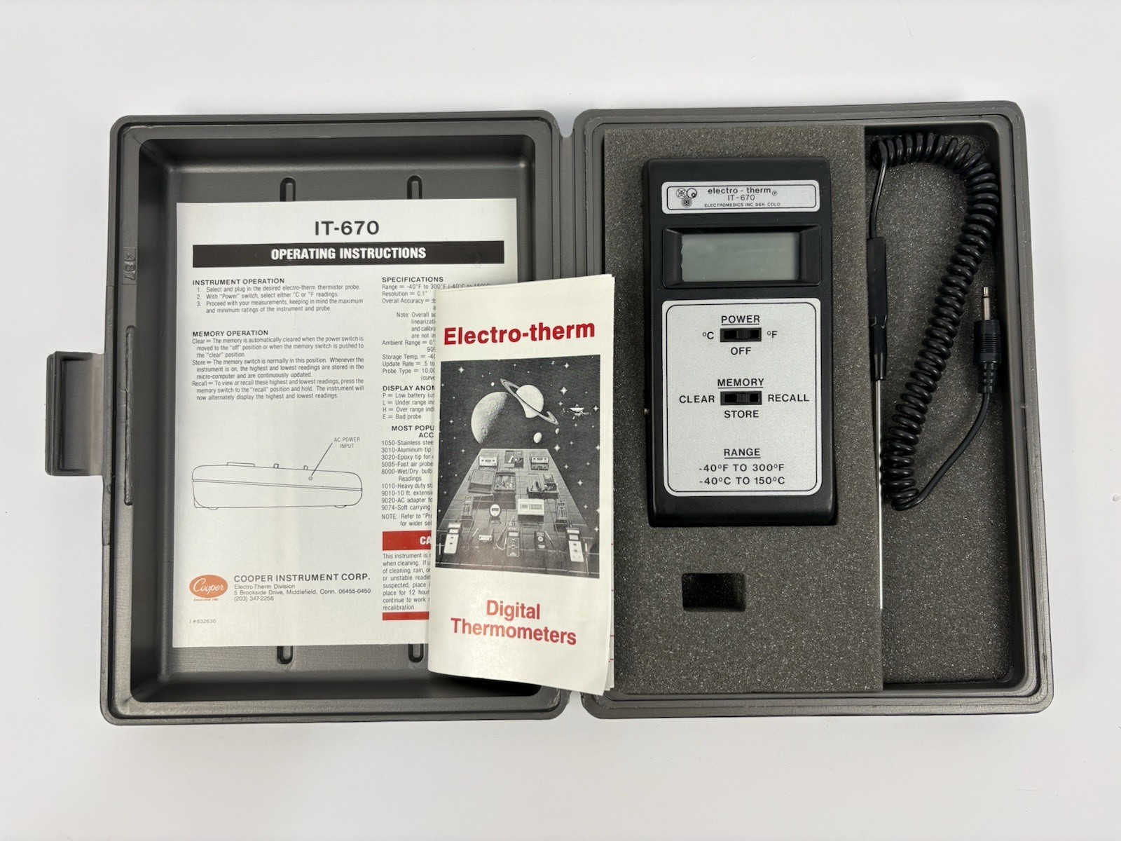 Electro-Therm Digital Thermometer IT-670