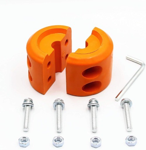 Winch Cable Saver Hook Stopper Line Rubber Stopper with All Size: Orange 1Pack