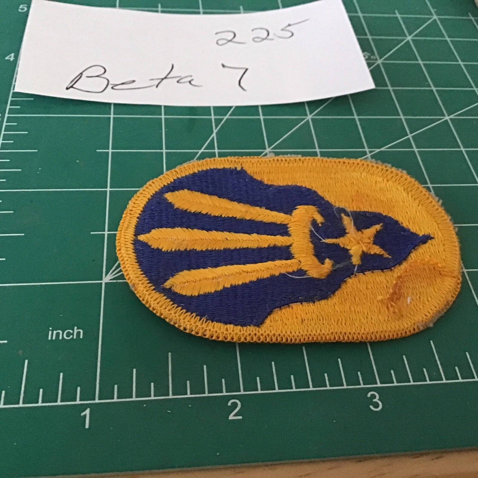 Vintage US Army 123rd Regional Readiness Command Patch