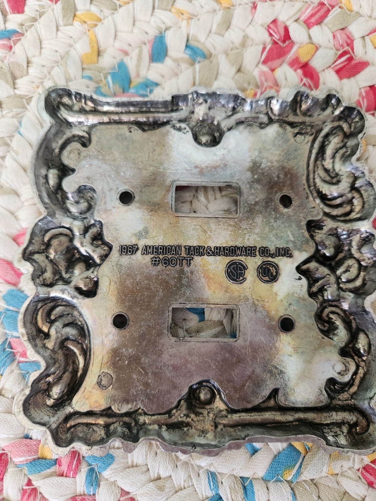 Vintage 1967 American Tack & Hardware Lightswitch