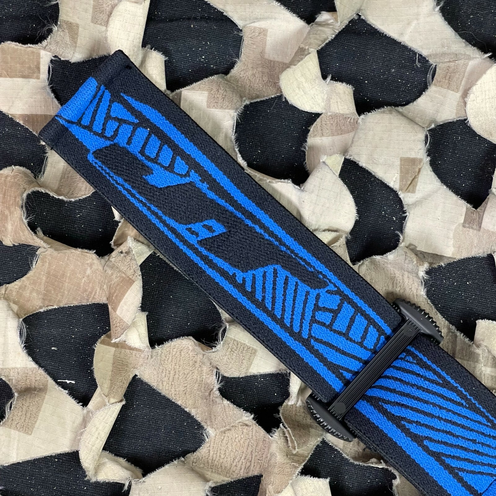 NEW JT ProFlex X/ProFlex Authentic Woven Goggle Strap - Blue/Black