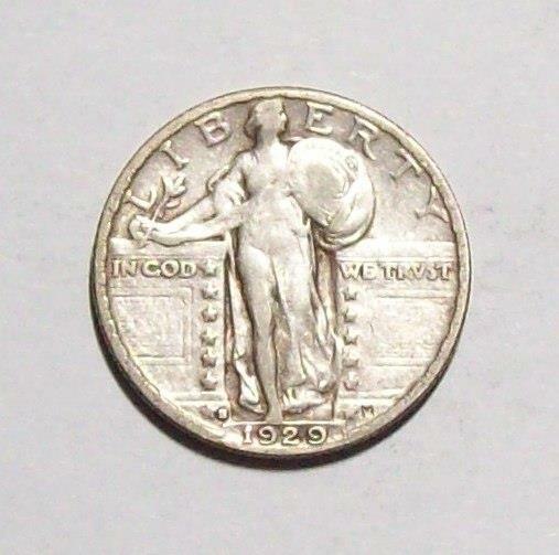 1929-S STANDING LIBERTY QUARTER     Nice XF   #15C62