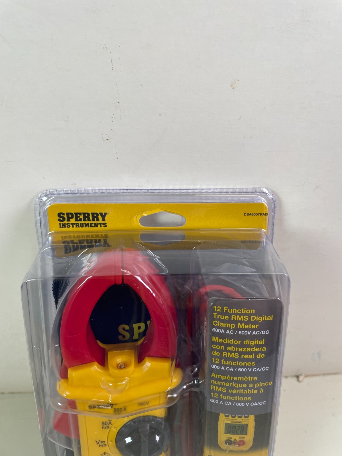 Sperry Digital Clamp Meter 12 Function True RMS 600A AC 600V AC/DC DSA600TRMS