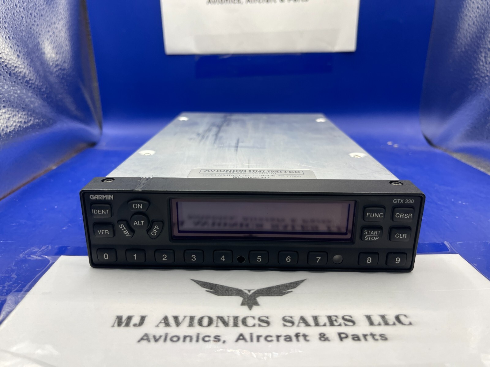 GARMIN GTX 330ES MODE S ADS-B TRANSPONDER P/N 011-00455-60 WITH FORM FAA 8130-3