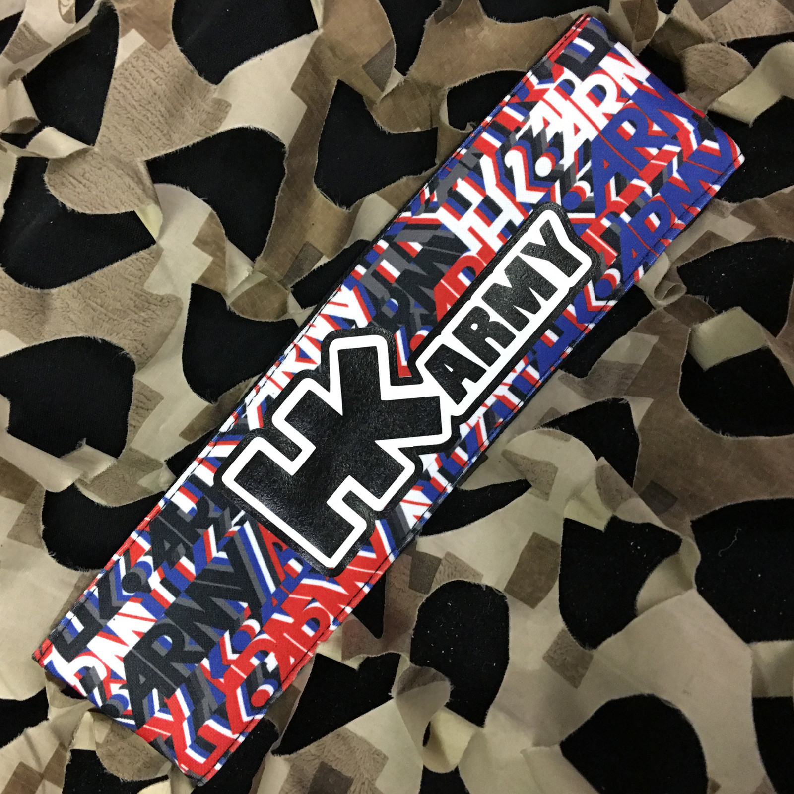 NEW HK Army Paintball Headband Padded Tying Head Sweat Band - HK Haze Patriot