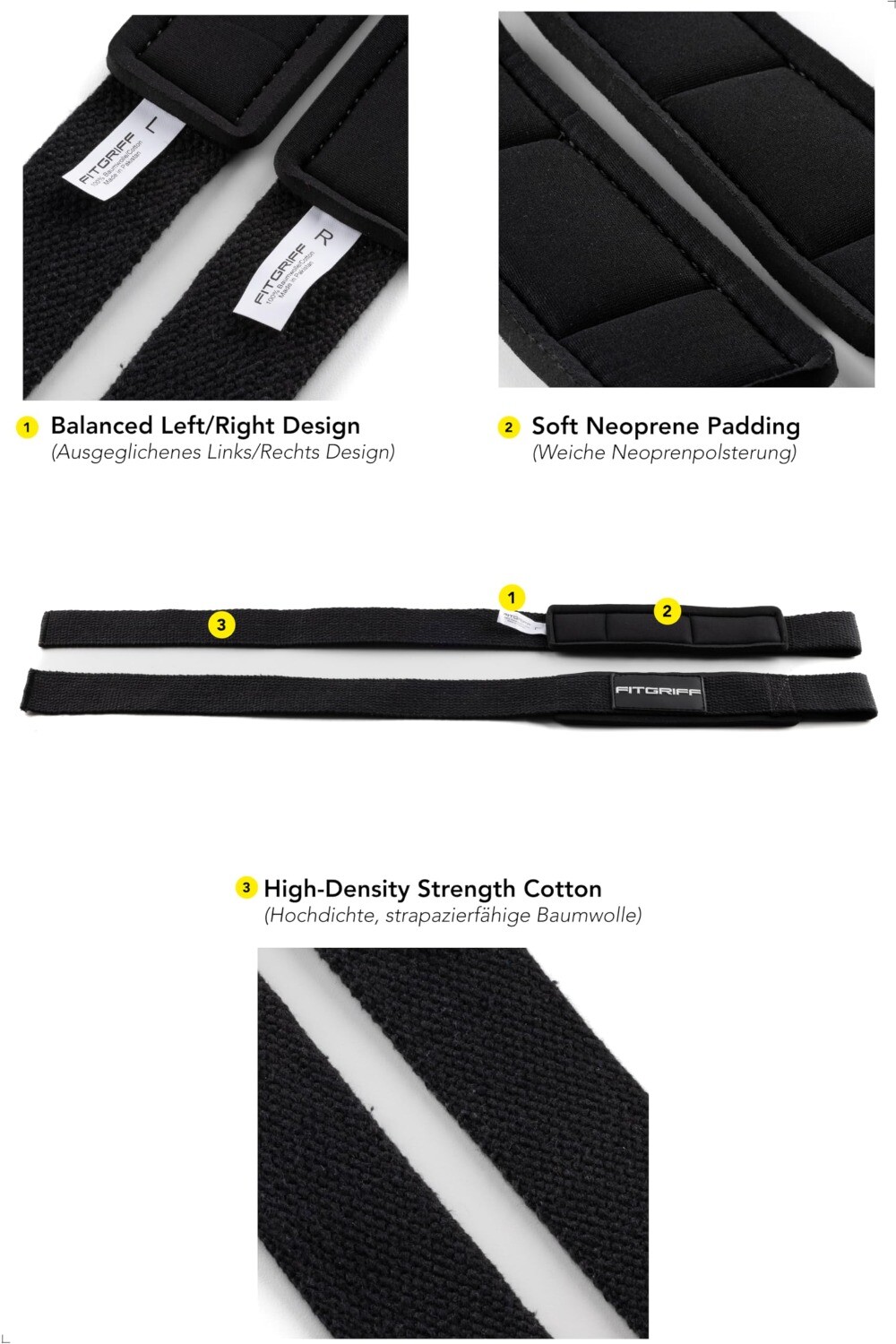 Branded Textured Padded Anti-Slip Resistance Band for Pull-Ups on Horizontal Bar