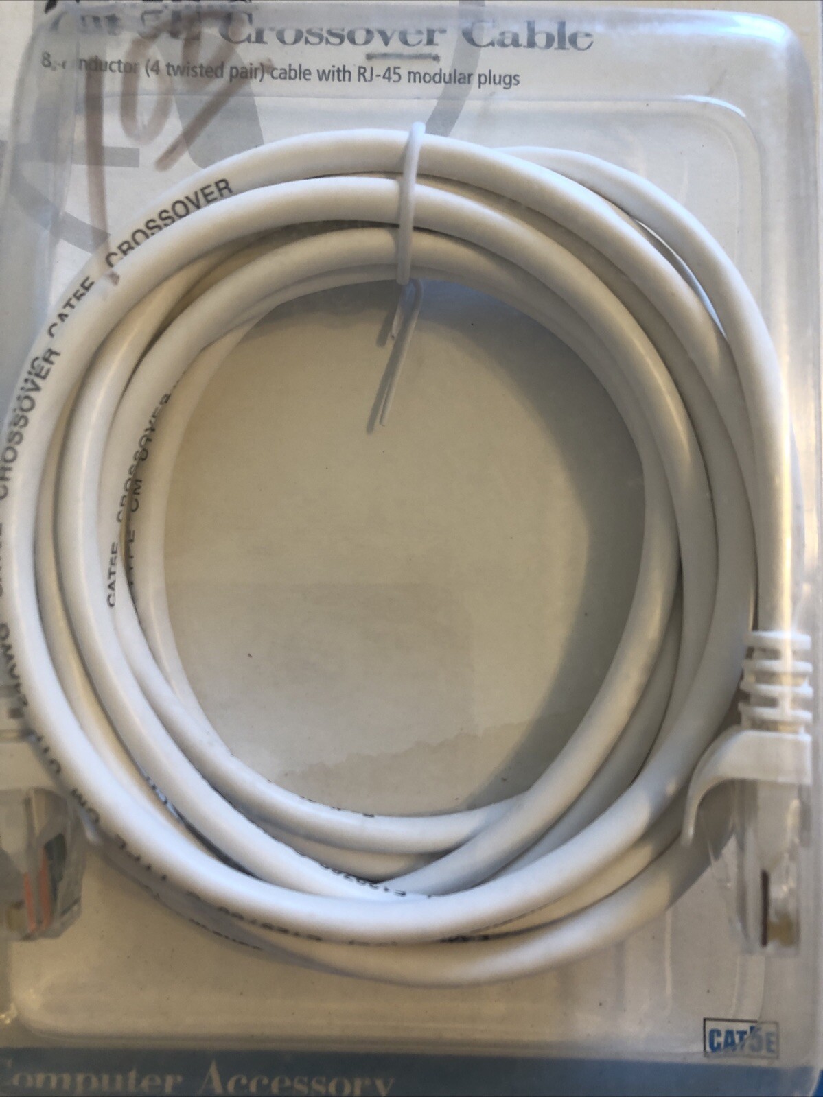 RadioShack - Cat 5E 10Ft Crossover Cable - Computer Accessory 278-2011