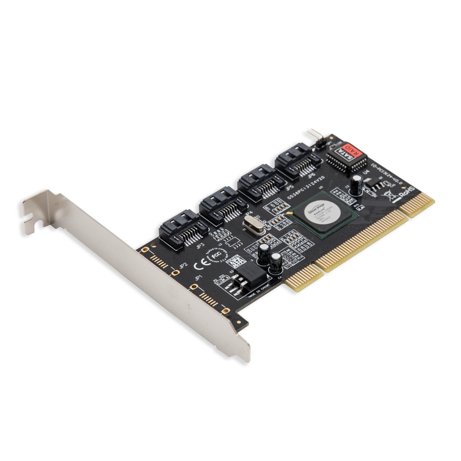 Open Box-4 Port SATA II PCI RAID Card - SY-PCI40010