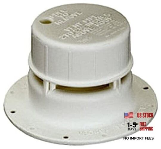 V2049-03 1-1/2" Plastic Plumbing Vent, Colonial White