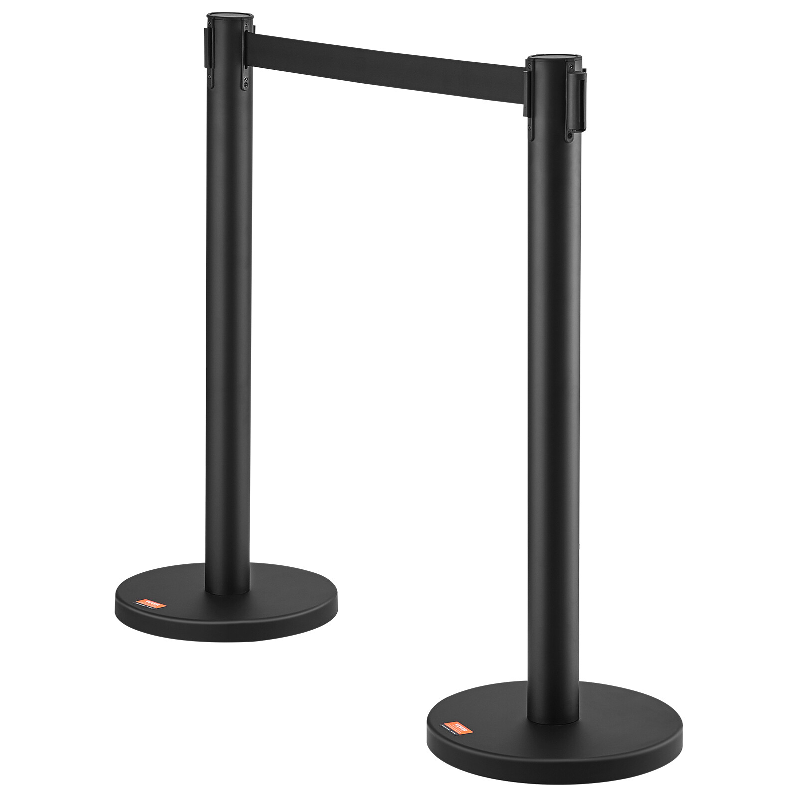 VEVOR Crowd Control Stanchions 2/4/6-Pack Queue with 6.5/11/5FT Belt
