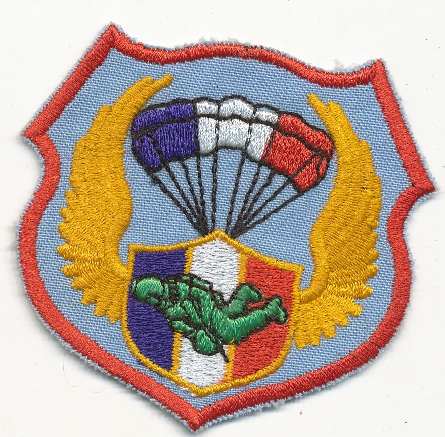 Panama Defense Forces PDF Free Fall parachute wings color shield Panama made