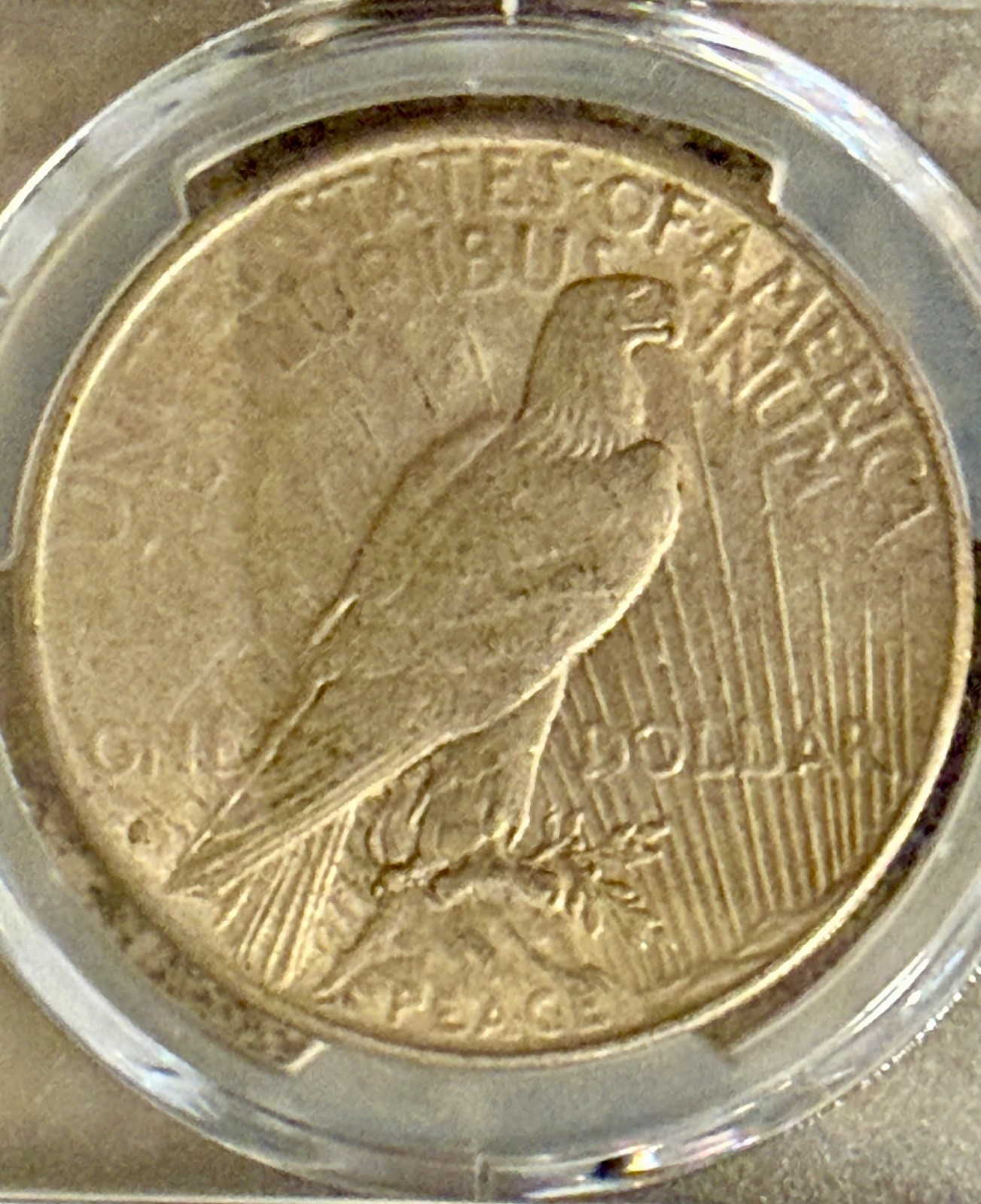 1934 S Peace Dollar PCGS AU53