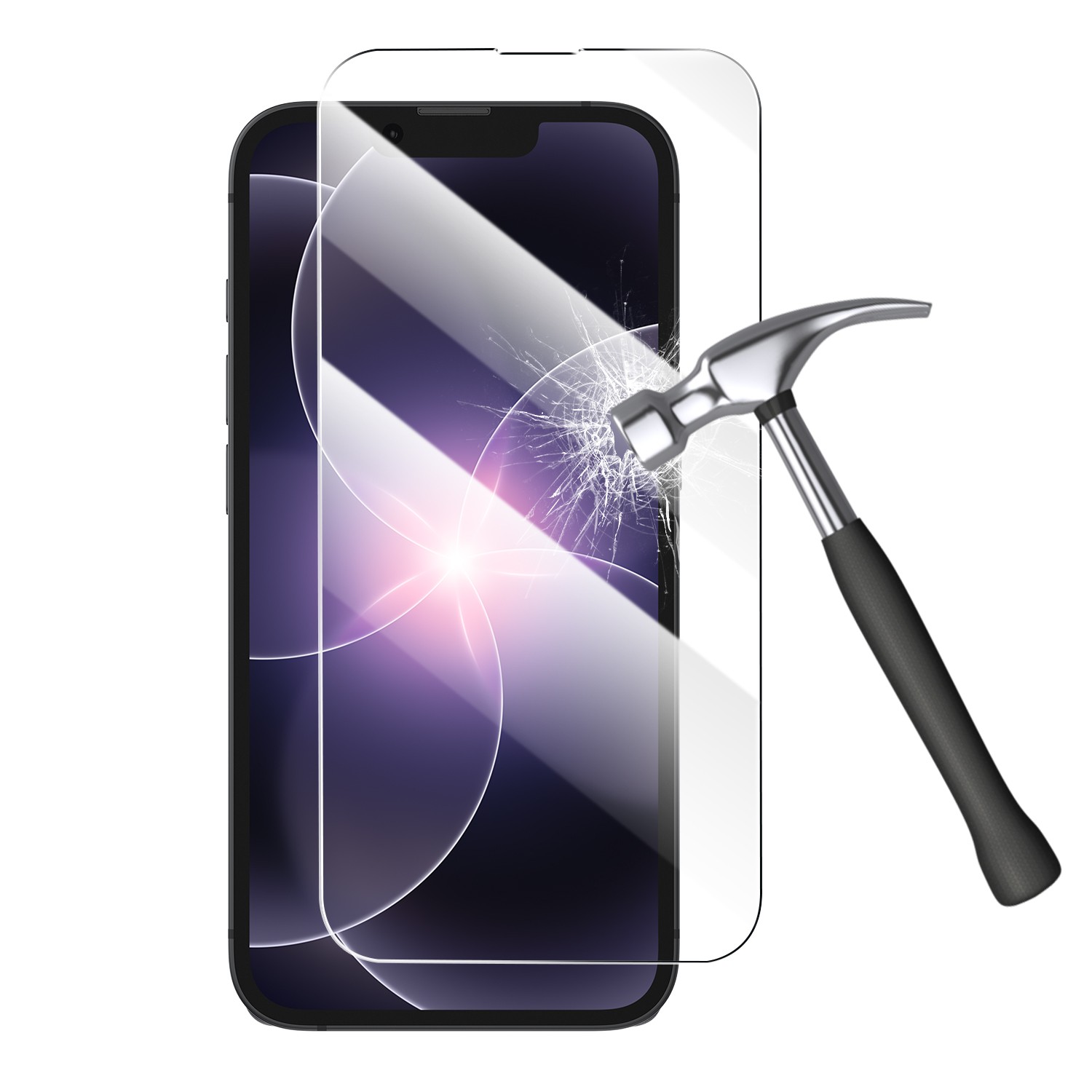 1/2PACK For iPhone 16e/17e XTempered Glass Screen Protector 9H Hardness