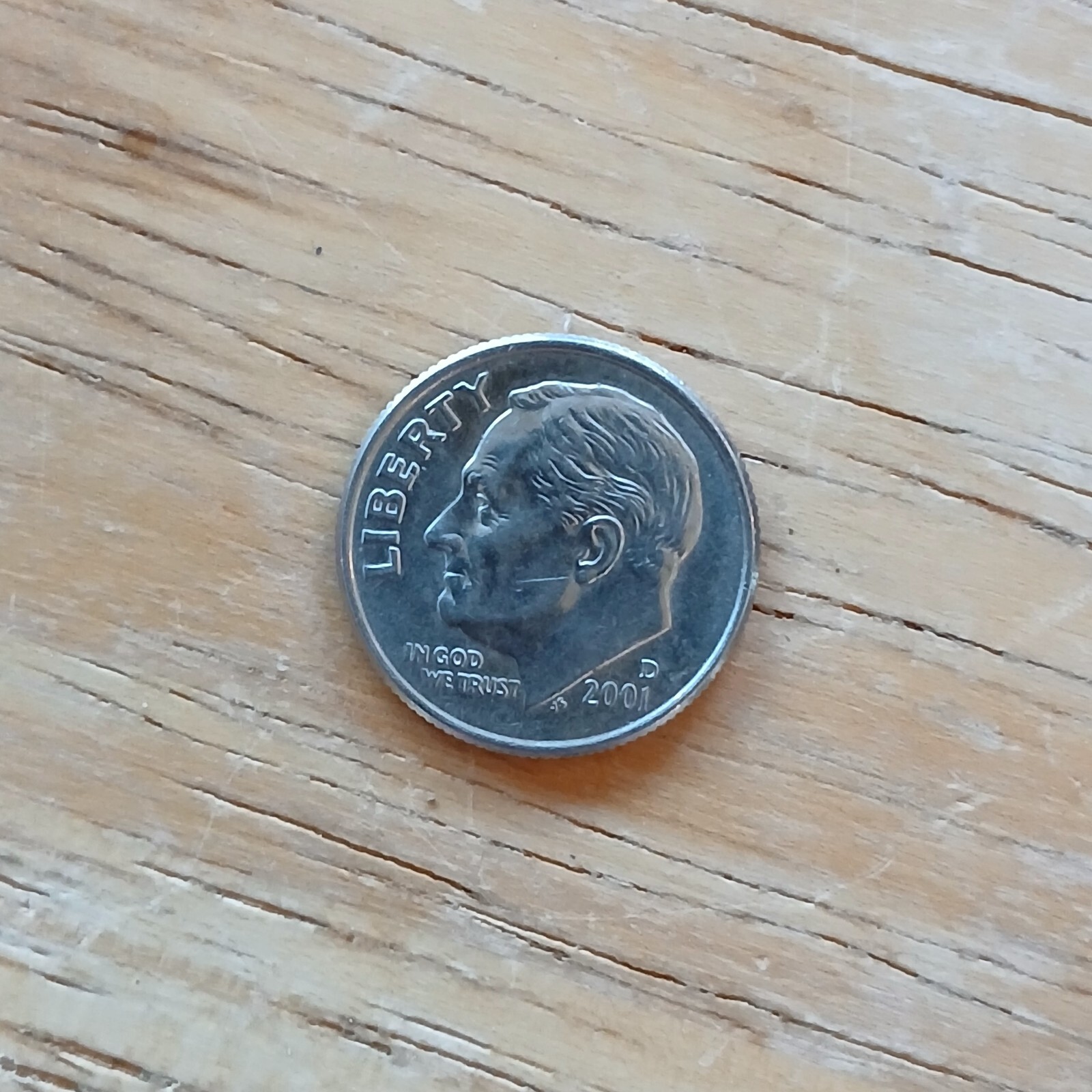 2001 D Roosevelt Dime Uncirculated