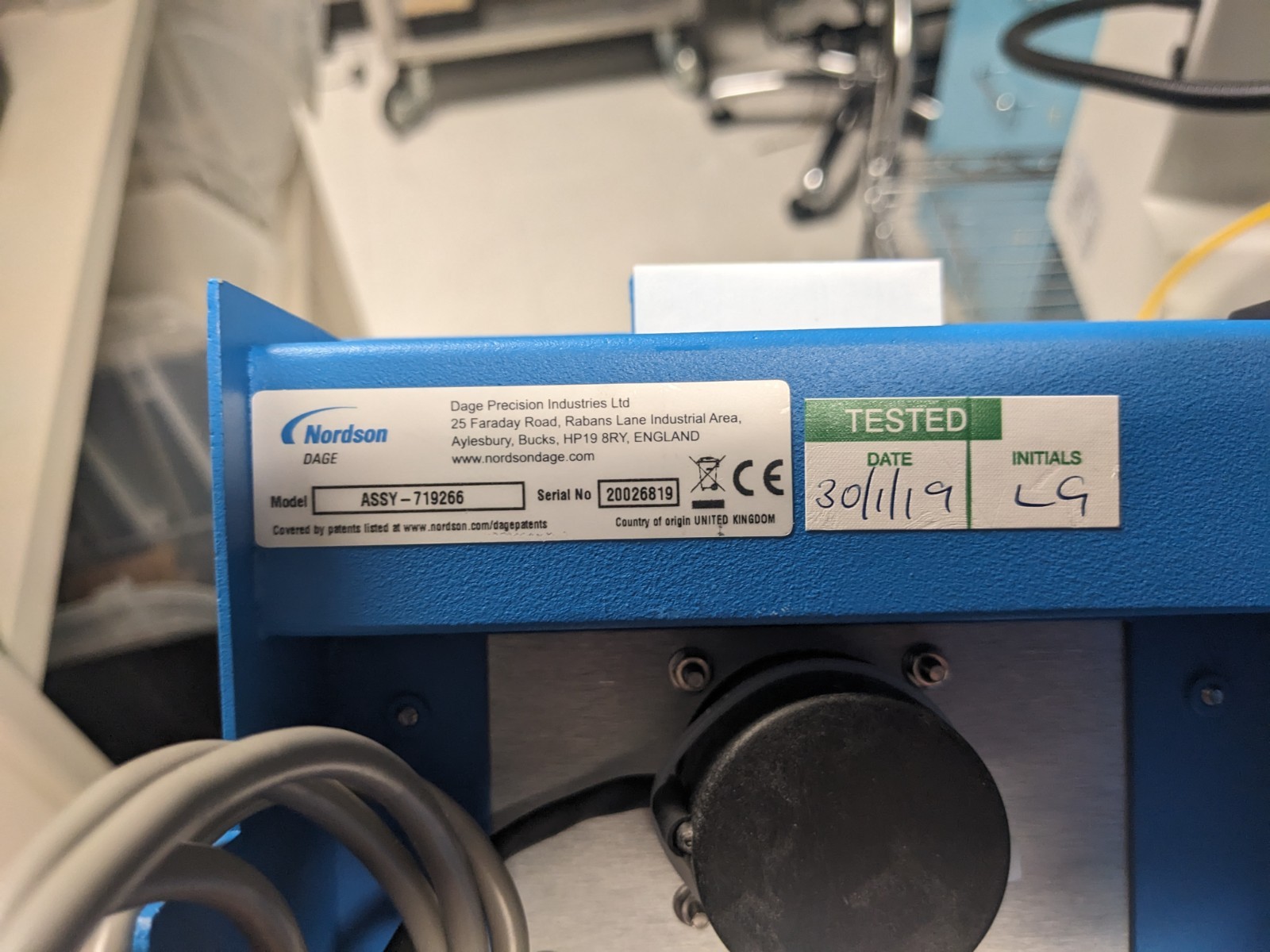 Nordson Dage 4000 Pull Tester