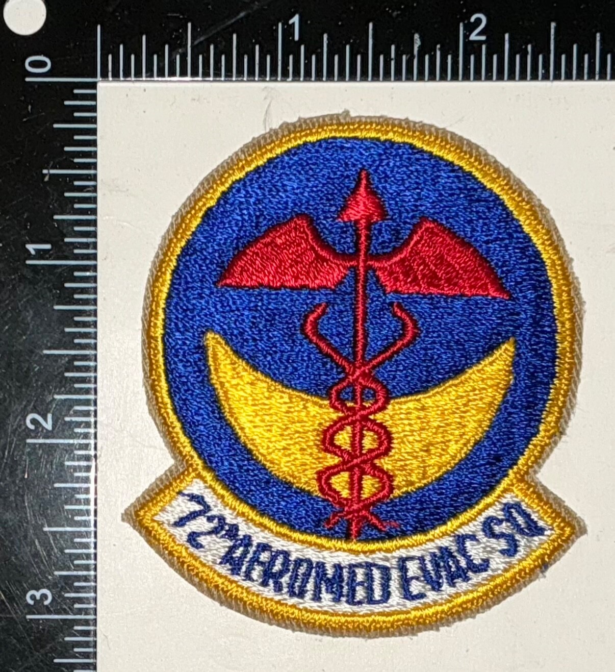 Cold War USAF US Air Force 72nd Aeromedical Evac Squadron Patch