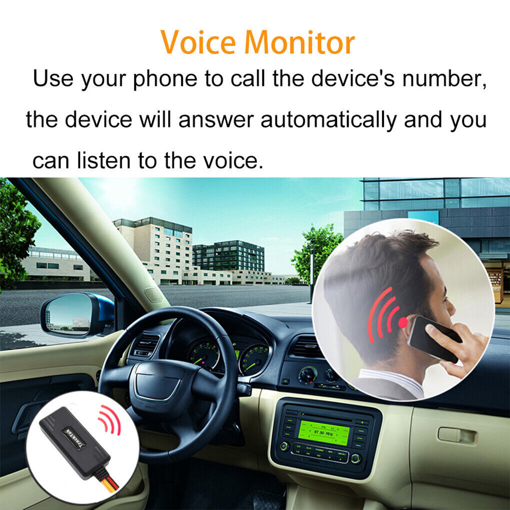 4G Car GPS Tracker Real-time Tracking Locator Device Remote Control Anti Theft