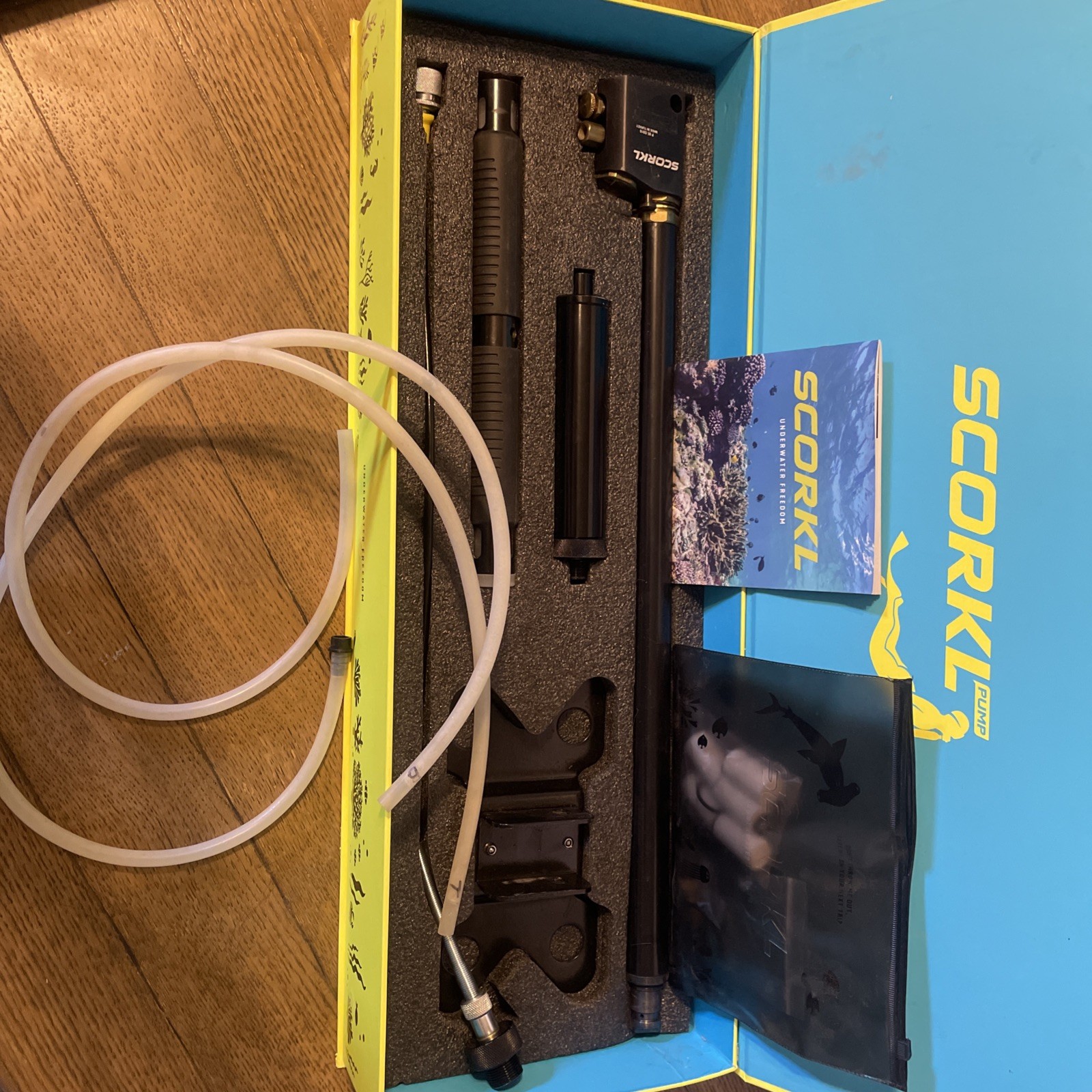 Scorkl Scuba (2) Regulator Tanks and Pump Bundle Pack