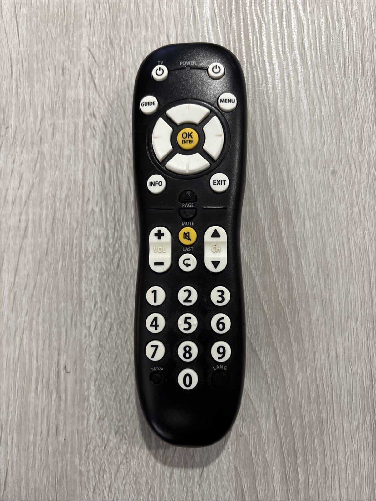 Suddenlink Universal Remote Control Pulse RF Remote URC 2068BC1 R No Battery