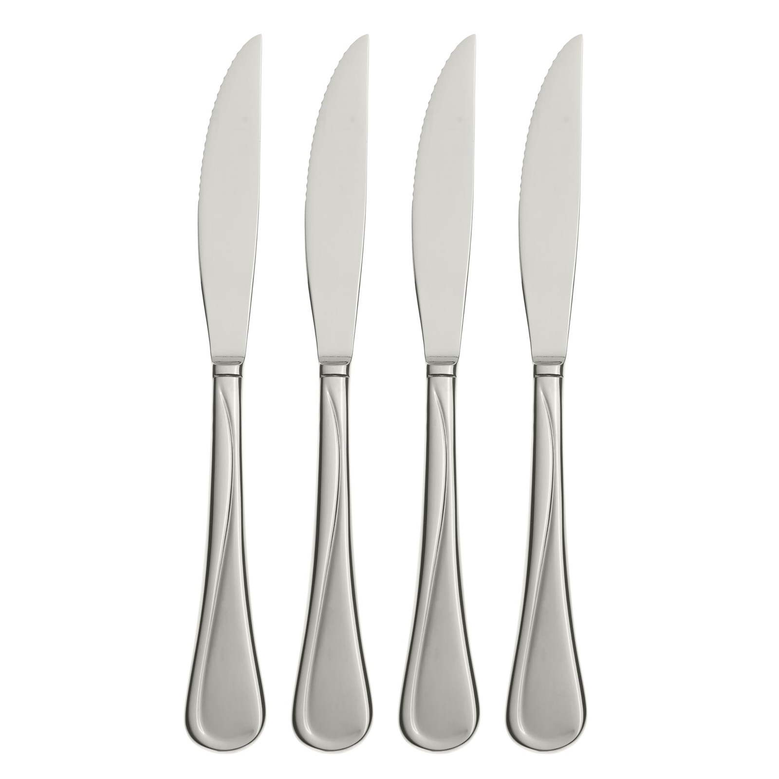 Flight Steak Knives, Set of 4, Silver