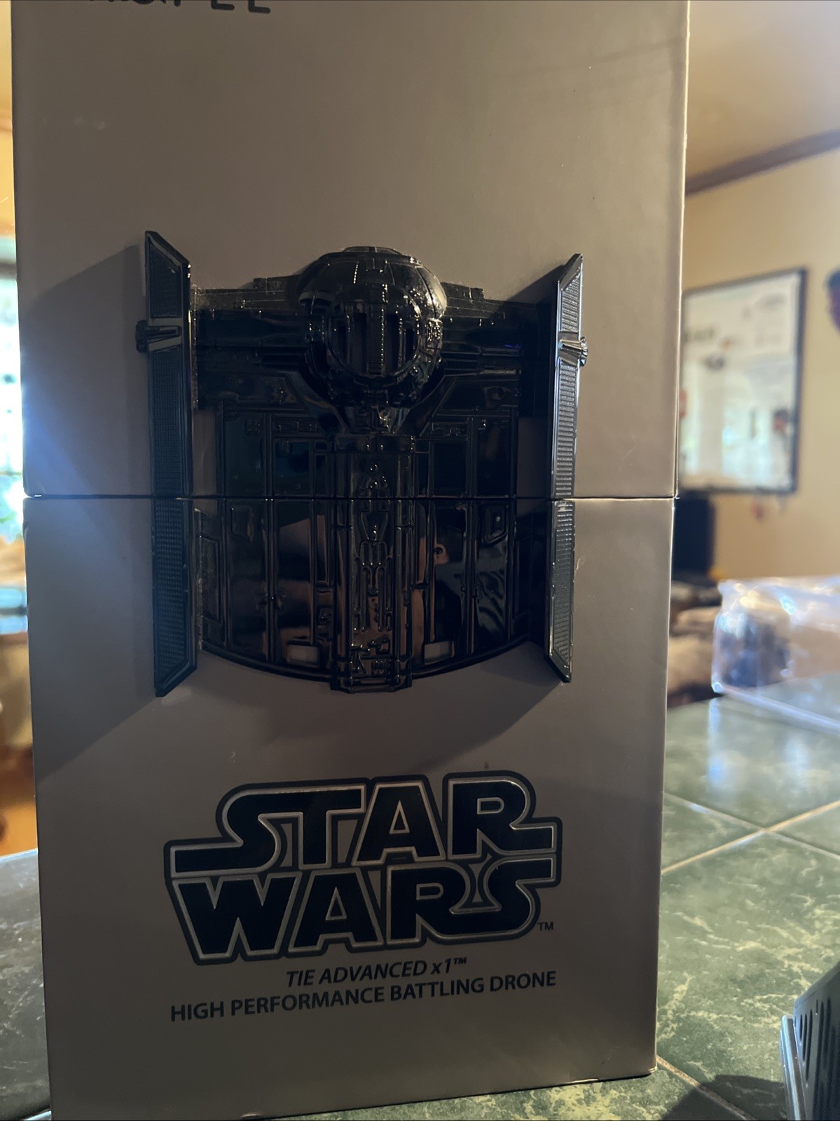 Propel Star Wars TIE Fighter Advanced X1 Battling Drone Powers On OPEN BOX